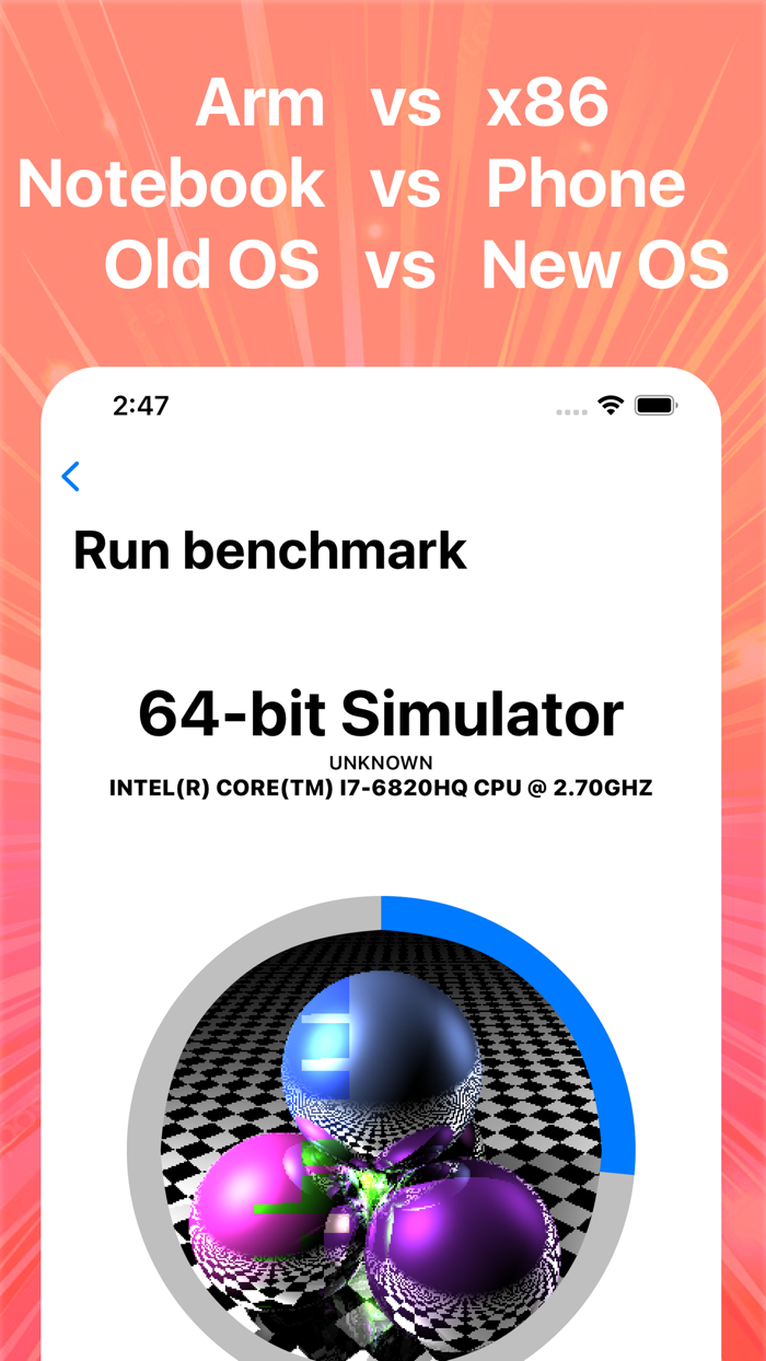 Raybench OS system speed test