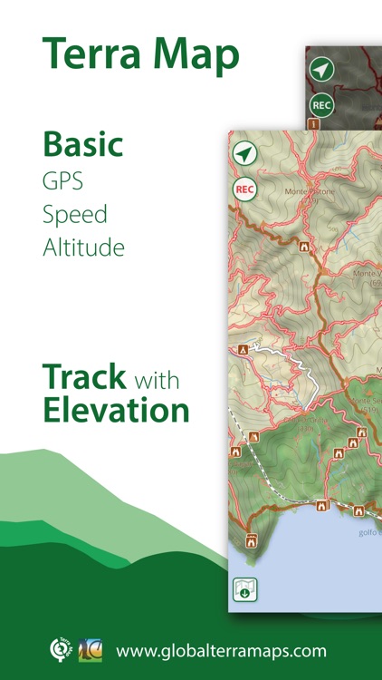 Terra Map: GPS Hiking maps screenshot-0