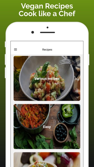 Screenshot #2 pour Vegan recipes Nutrition New