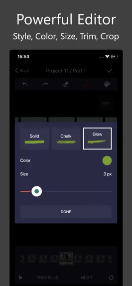 Game screenshot Scribble Video Editor: Neon FX apk