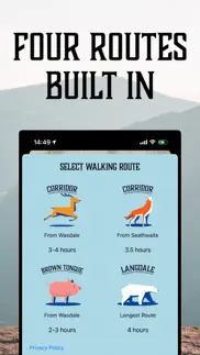 scafell pike offline map iphone screenshot 2