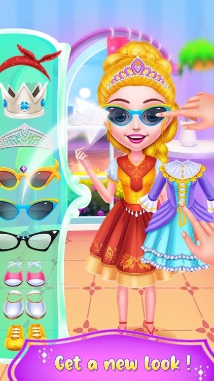 Girl At Hair Beauty Salon screenshot-3