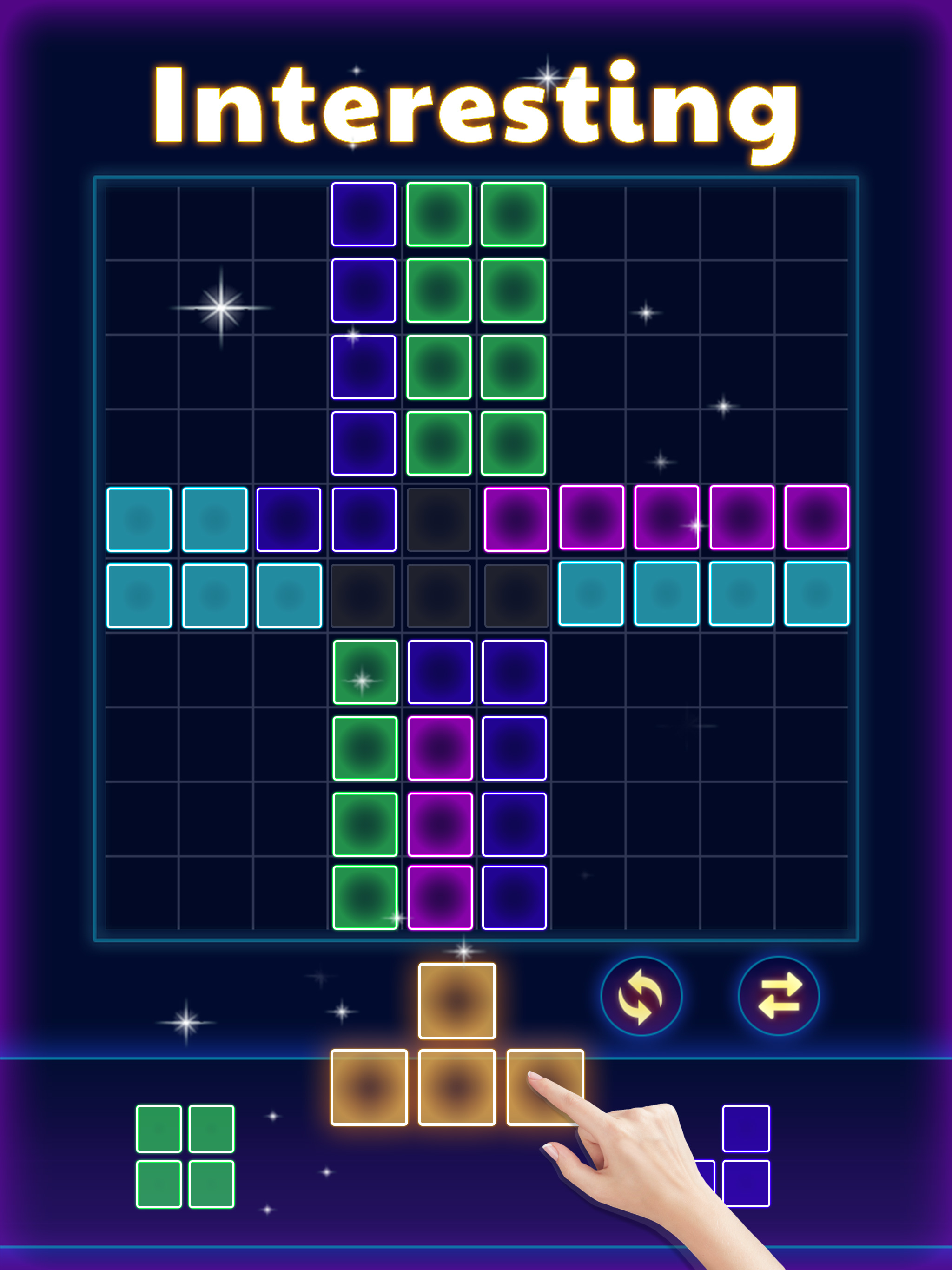 Glow Block Puzzle screenshot 7
