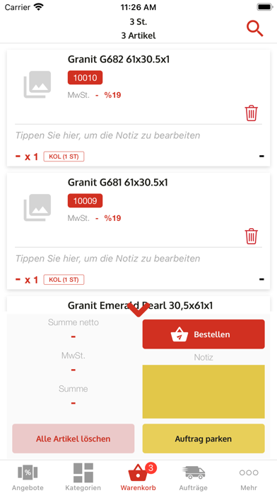 Prima Customer Screenshot