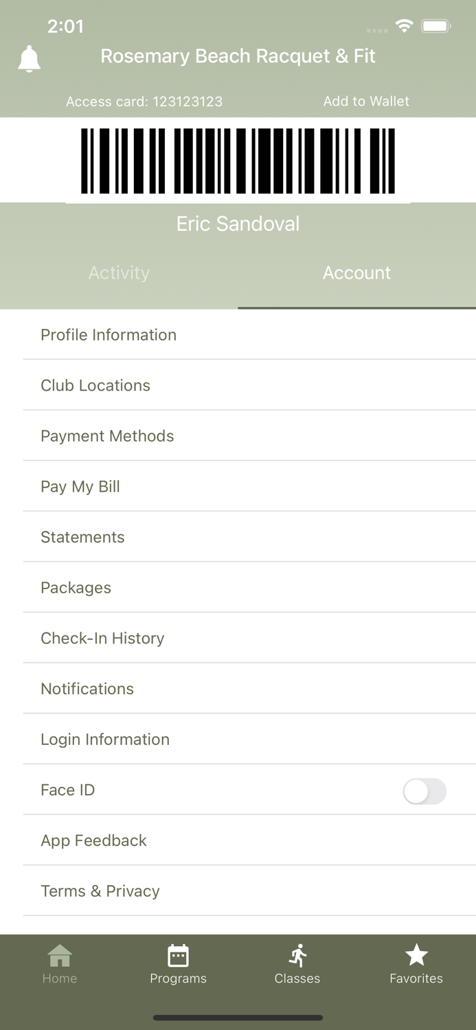 Rosemary Beach Racquet and Fit