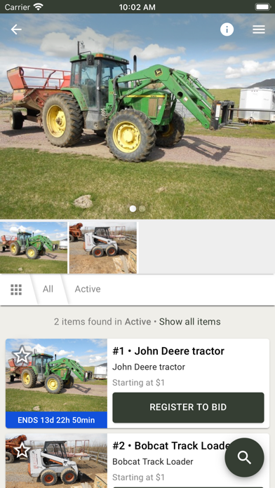 Pate Auction Screenshot