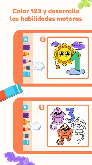 Captura de pantalla de Keiki Colorear Juegos De Niños en iPhone 4