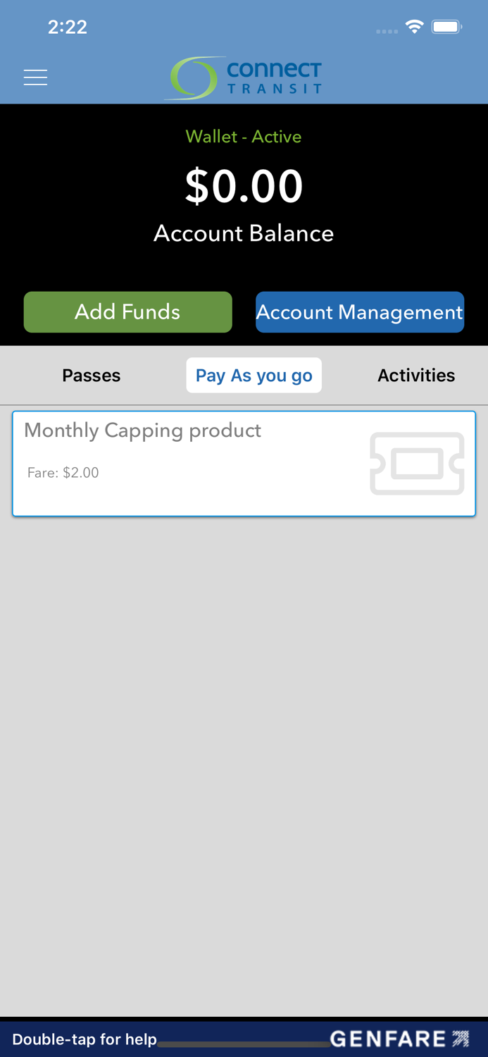 Connect Transit Ticketing