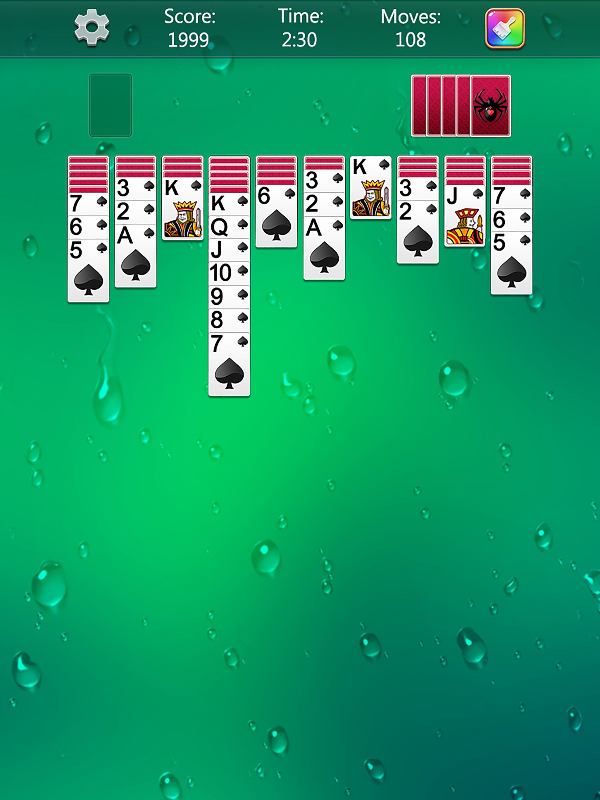 Spider Solitaire Fun screenshot 6