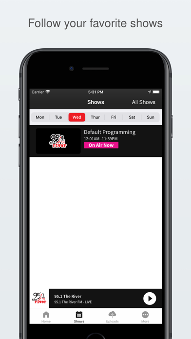 95.1 The River FM Screenshot