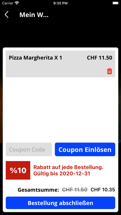 Pizza Kurier Altstadt Screenshot