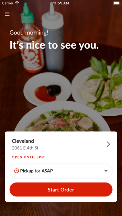 Saigon Restaurant Screenshot