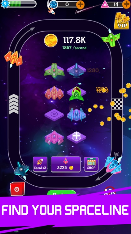 Merge Spaceship - Idle Game