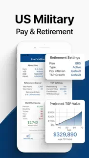 military money: pay & pension iphone screenshot 1