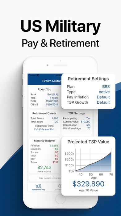 Military Money: Pay & Pension Screenshot