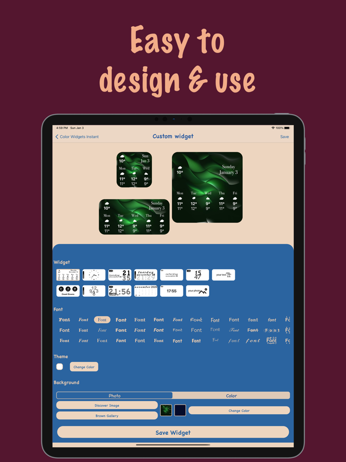 Color Widgets Instant
