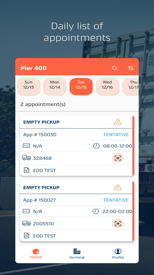 #1. APMT TERMPoint Appointments (iOS) Podle: A.P. MOLLER - MAERSK