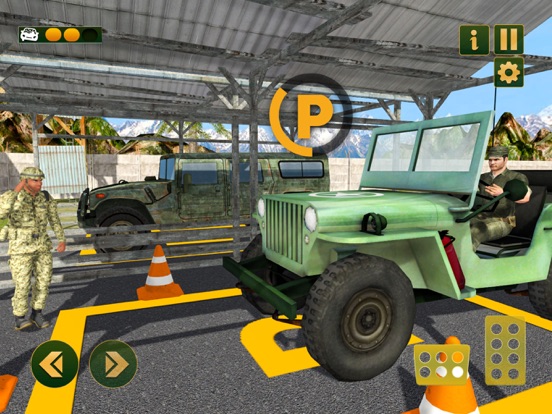 Army Parking Simulator iPad screenshot
