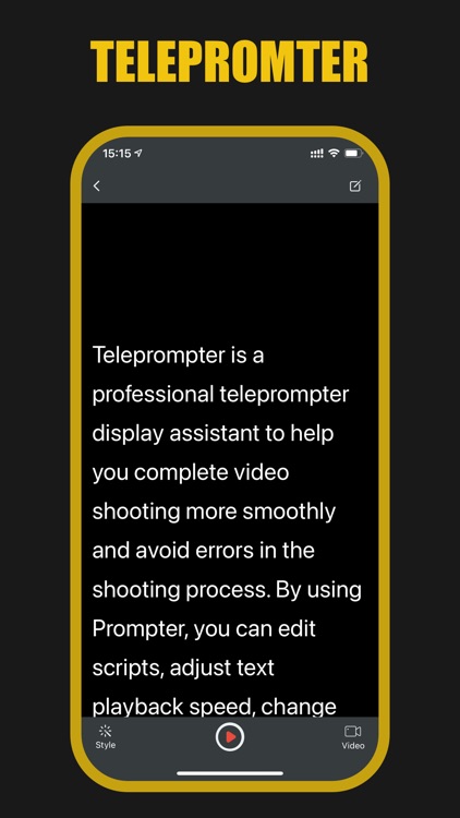 Teleprompter - Script Prompter
