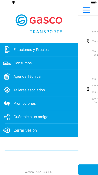 Gasco Transporte Screenshot