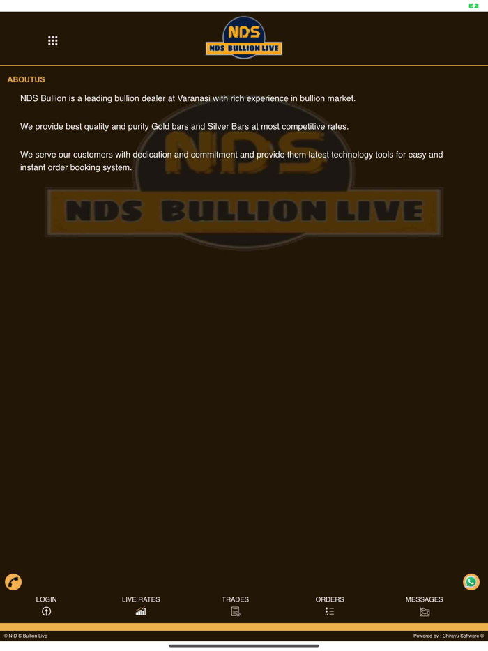 NDS Bullion Live