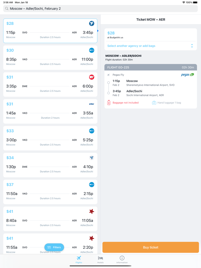 iTraveler-flight, hotels, cars