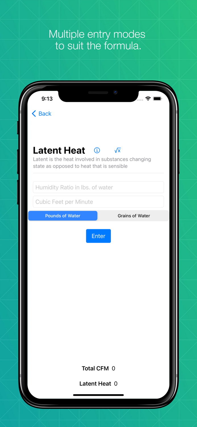 HVAC Formulas Tech Calculator