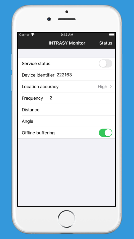 #1. Monitoring Client (iOS) Podle: INTRASY s.r.o.