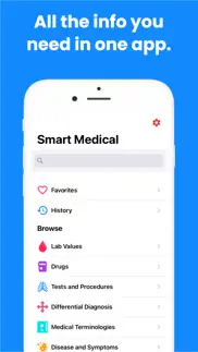 smart medical reference iphone screenshot 3