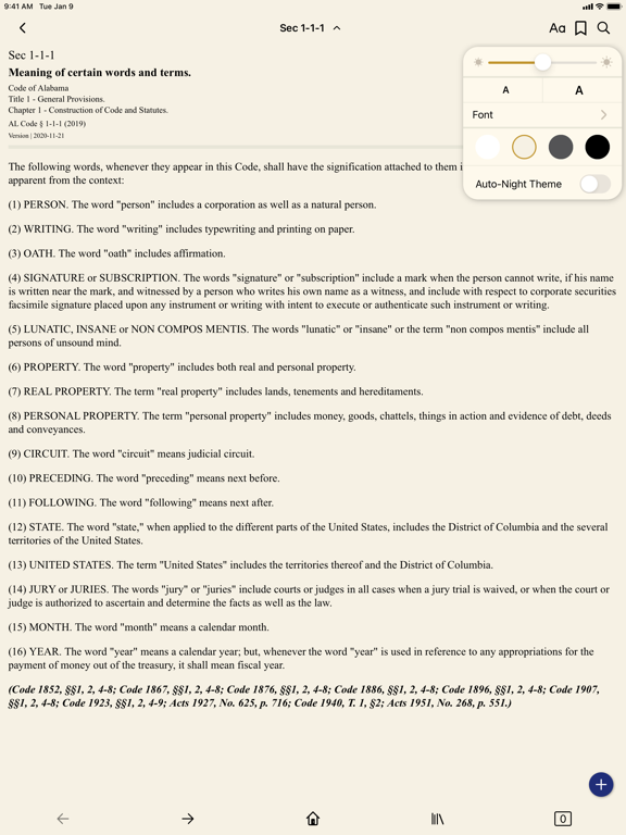 Screenshot #6 pour Code Of Alabama by PocketLaw