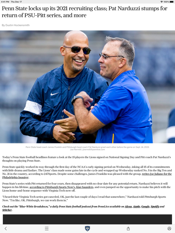 Screenshot #6 pour Penn State Football News