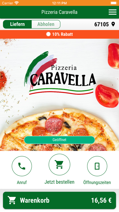 Pizzeria Caravella Screenshot