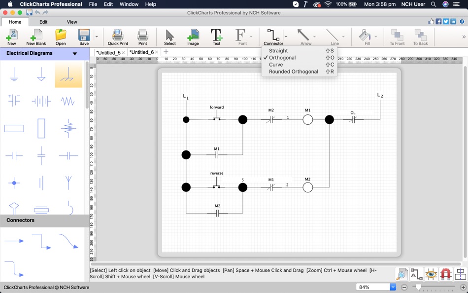 #4. ClickCharts Professional (macOS) 由: NCH Software