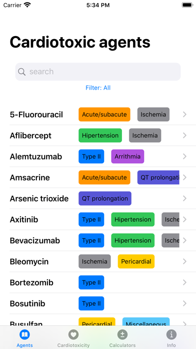 Screenshot #1 pour Calvilho's Cardiology-Oncology