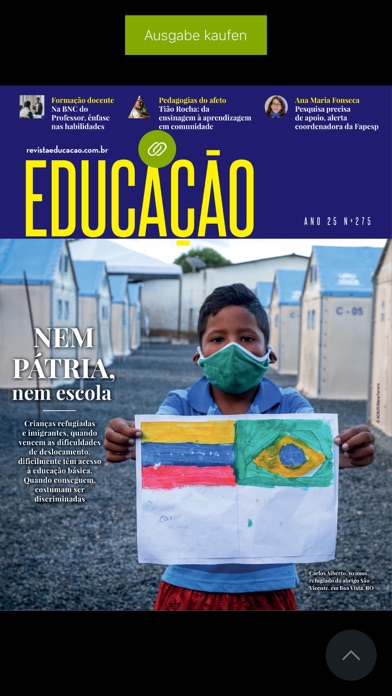 Revista Educação. Screenshot