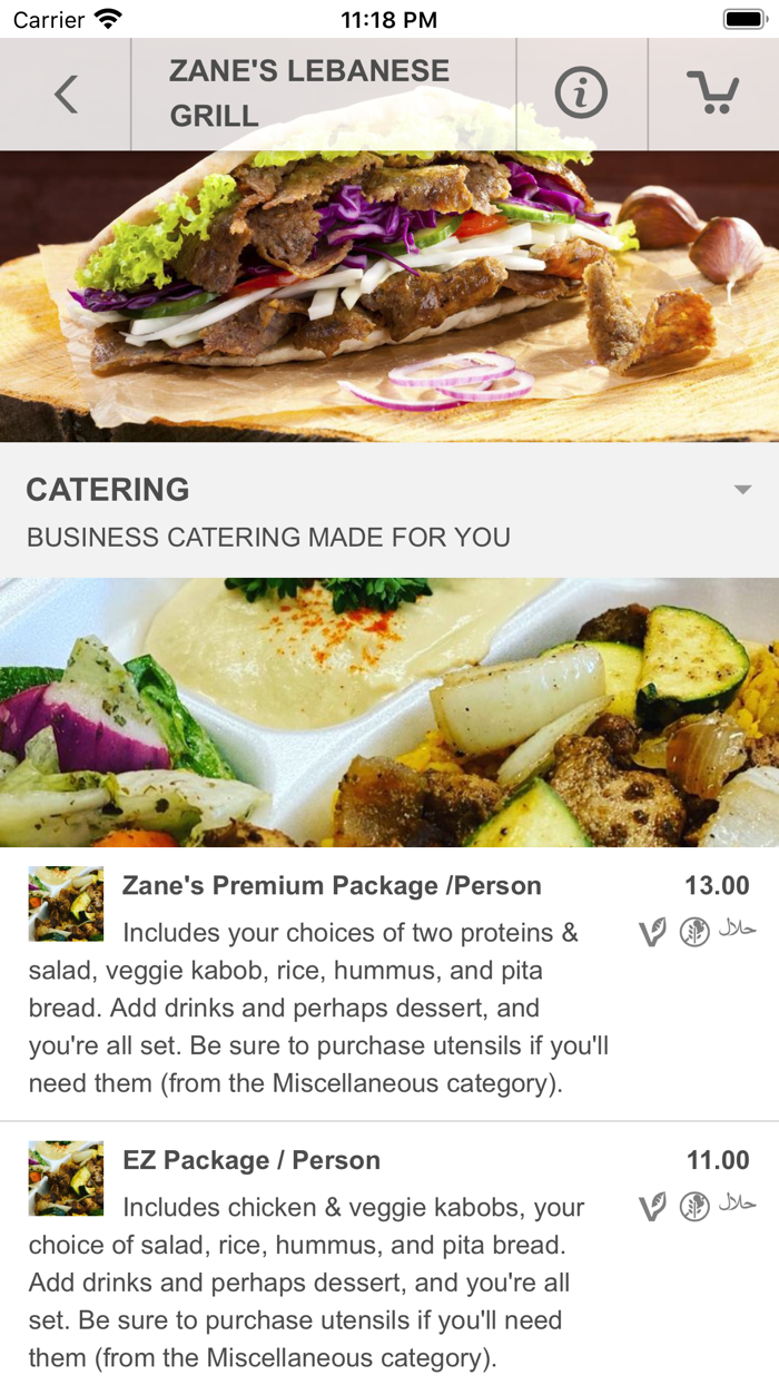 Zanes Lebanese Grill