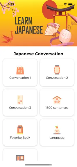 Game screenshot Japanese Conversations Advance mod apk