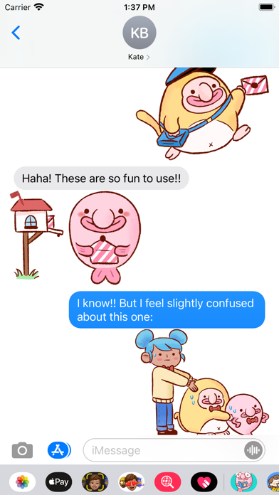 Blobby & Friends Stickers Screenshot