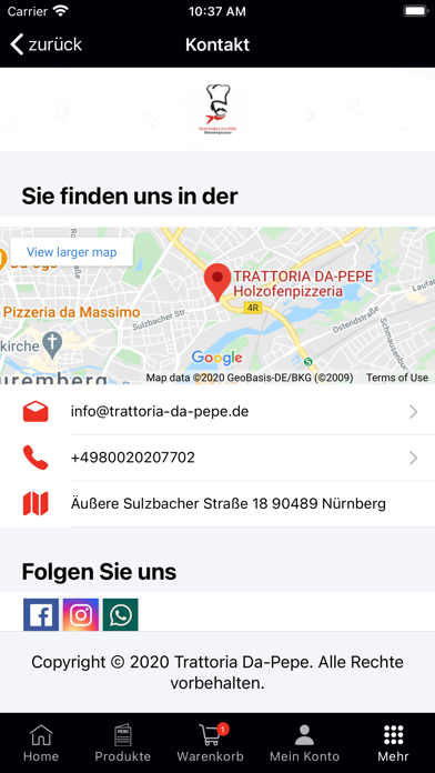 Trattoria Da-Pepe Screenshot