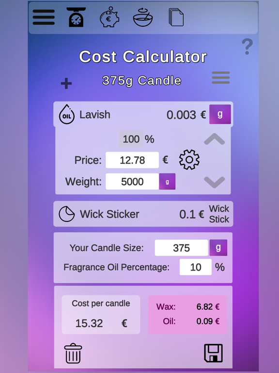 Screenshot #4 pour Candle Tools