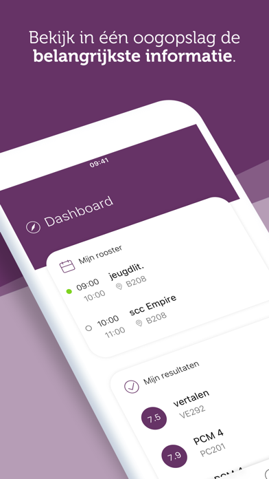 MijnFontys iPhone app afbeelding 1