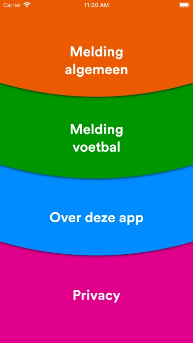Discriminatie Melder Screenshot