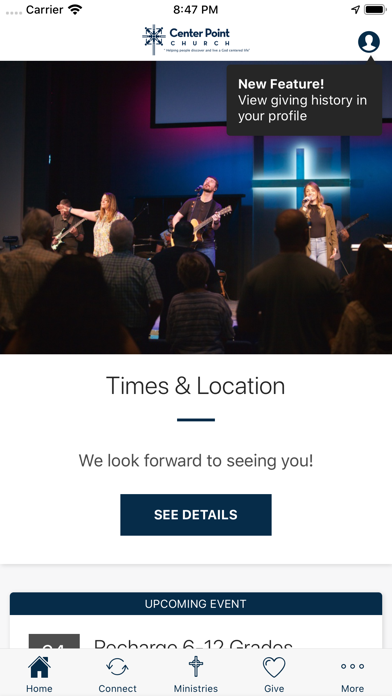 Center Point Church NRH Screenshot