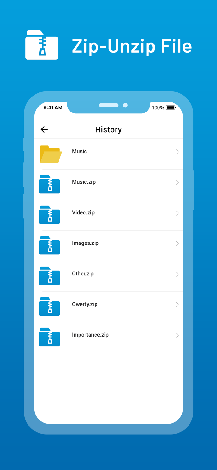 Unarchiver  Zip Unzip Tool