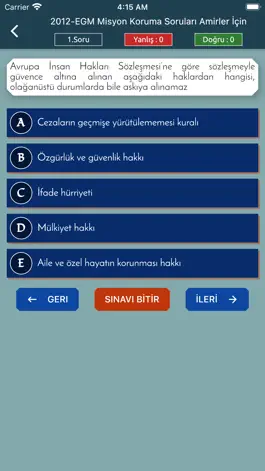 Game screenshot Komiserlik ve Misyon Sınavı 21 mod apk