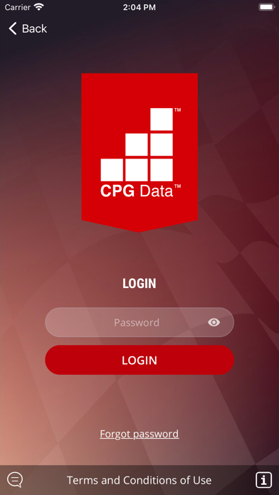 iSellBeer/CPG Data Screenshot