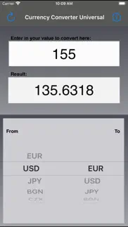 currency converter universal iphone screenshot 1