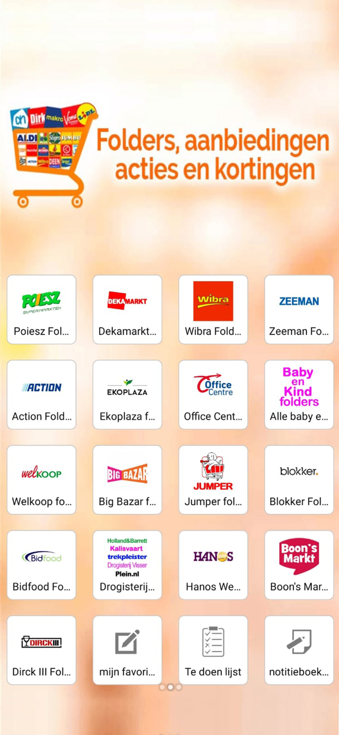 Folders aanbiedingen kortingen