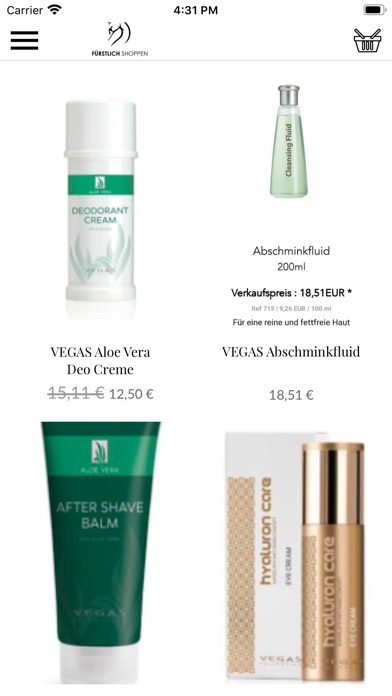FÜRSTLICH SHOPPEN Screenshot