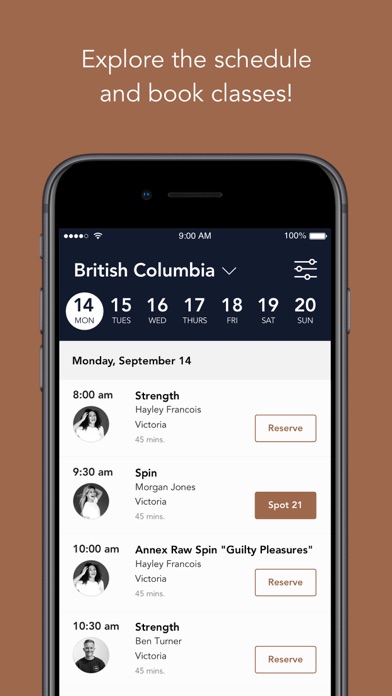 Annex Fitness Victoria Screenshot